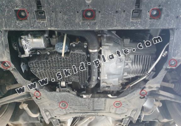 Acél motor, kapcsolószekrény, hütő védőlemez Citroen Jumpy