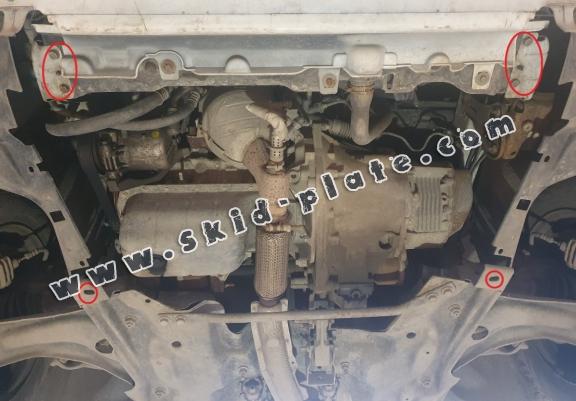 Acél motor, kapcsolószekrény védőlemez Citroen C-Elysee