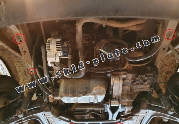 Acél motor, kapcsolószekrény védőlemez Transporter T4 Caravelle