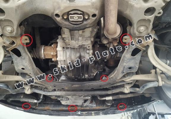 Acél motor, hütő védőlemez Audi A4 B7