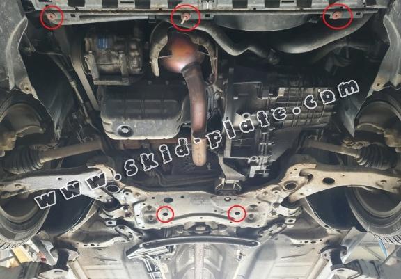 Acél kapcsolószekrény, hütő védőlemez  Ford C - Max