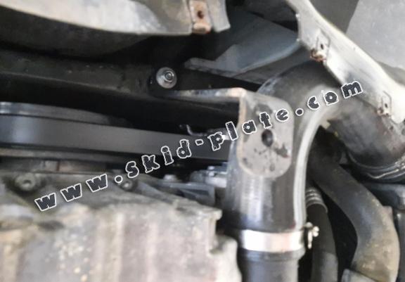Acél kapcsolószekrény, hütő védőlemez  VW Jetta