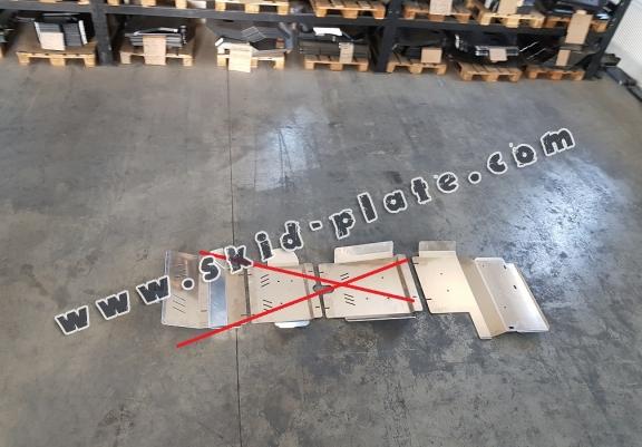 Aluminum differenciálmű, osztómű védőlemez Toyota Hilux Revo