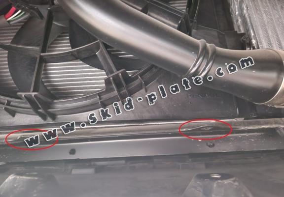 Acél motor, kapcsolószekrény, hütő védőlemez Renault Austral