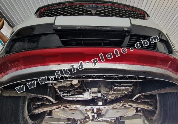 Acél motor, sebbeségváltó, hütő, első lökhárító védőlemez Kia Sorento UM