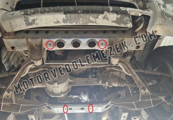 Acél motor, hütő védőlemez Suzuki X90 2.0