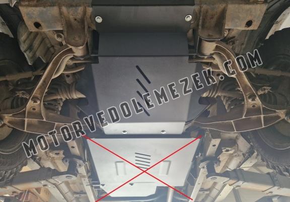 Acél motor, hütő védőlemez Suzuki X90 2.0