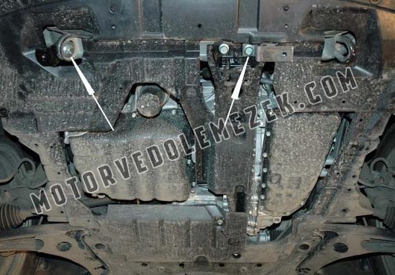 Acél motor, kapcsolószekrény, hütő védőlemez Citroen C - Crosser