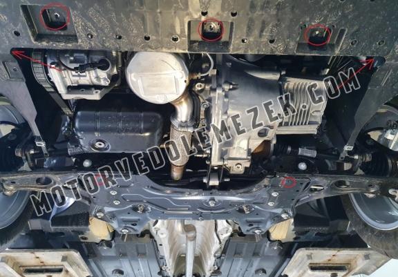 Acél motor, kapcsolószekrény, hütő védőlemez Opel Corsa F