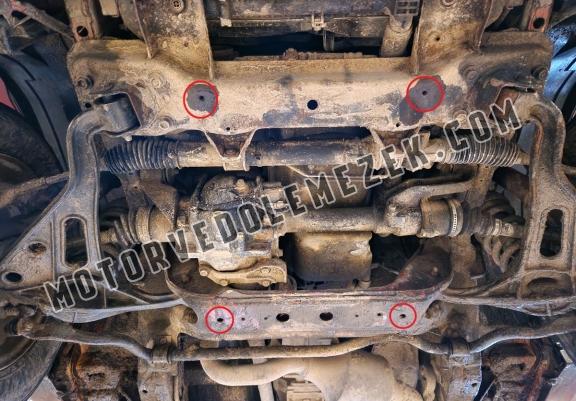 Motor, karter- védő acéllemez Chevrolet Tracker