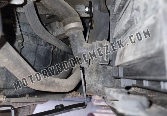Acél motor, hütő védőlemez Audi A4  B9