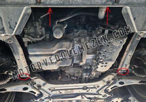 Acél motor, kapcsolószekrény védőlemez Mitsubishi Eclipse Cross