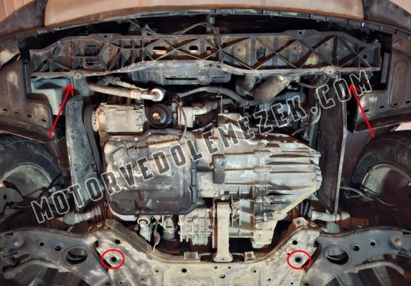 Acél motor, kapcsolószekrény védőlemez Kia Sorento XM