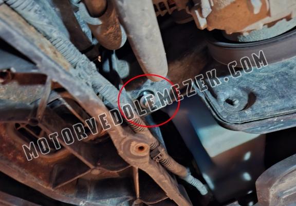 Acél motor, kapcsolószekrény védőlemez Kia Sorento XM