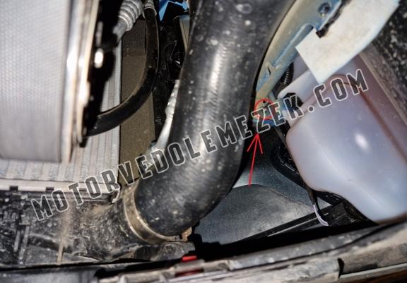 Acél motor, kapcsolószekrény, hütő védőlemez Ford Fiesta