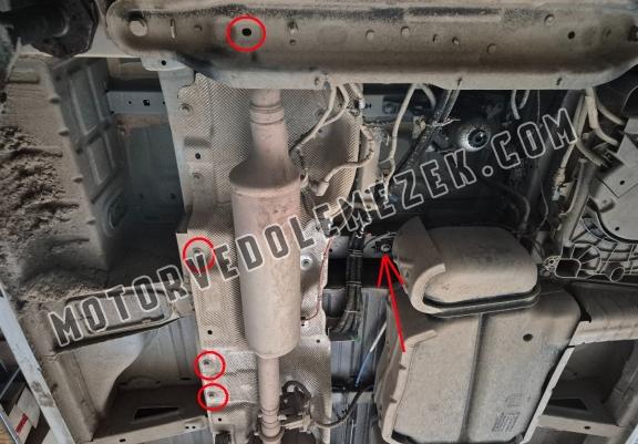 Acél EGR, STOP&GO rendszer / Katalizátor lopásgátló (CAT/LOCK) védőlemez Renault Master 4