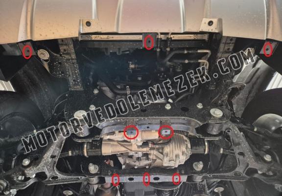 Acél motor-, kartervédő lemez Baic Beijing BJ60
