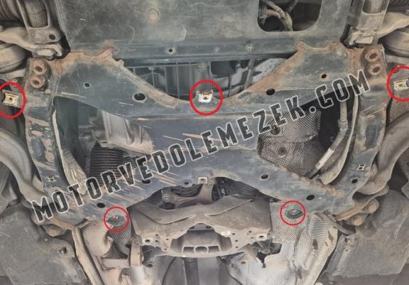 Acél kapcsolószekrény védőlemez Audi Q5