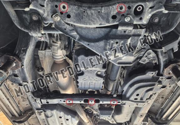 Steel gearbox skid plate for Toyota Land Cruiser 250
