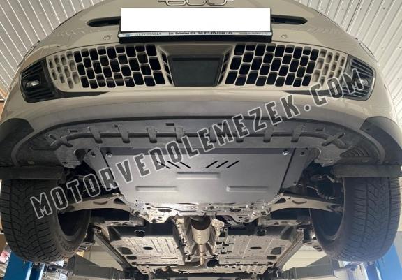 Acél motor, sebességváltó, hűtő védőlemez Fiat 600