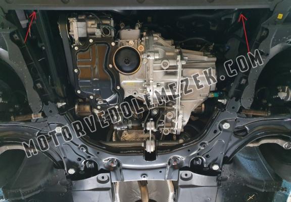 Acél motor, sebességváltó, hűtő, első lökhárító védőlemez Mitsubishi Colt