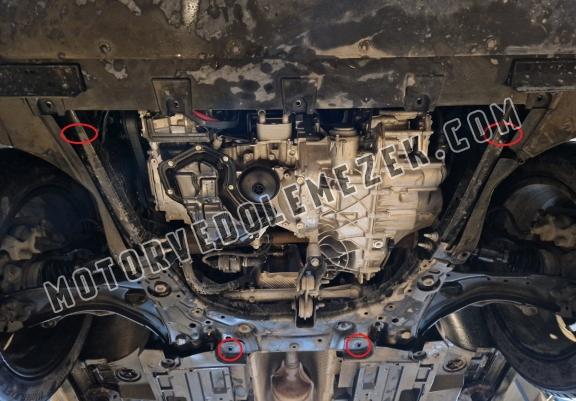 Acél motor, kapcsolószekrény védőlemez Mitsubishi ASX