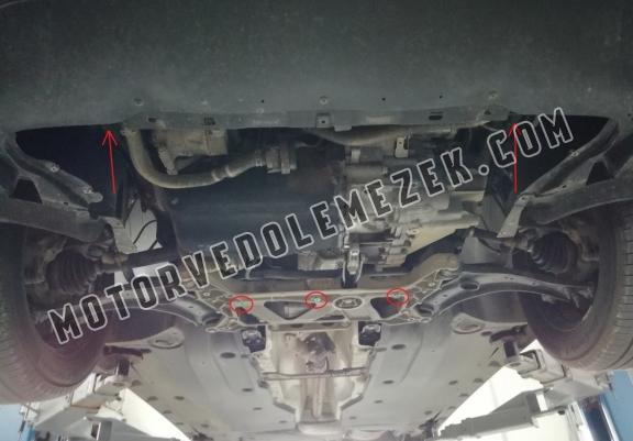 Acél motor, sebességváltó, hűtő, első lökhárító védőlemez Volkswagen Tiguan
