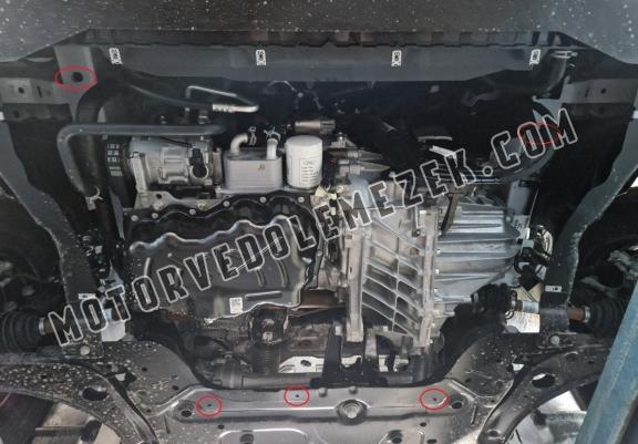 Galvanizált Acél motor, sebességváltó, hűtő, első lökhárító védőlemez Volkswagen Transporter T7