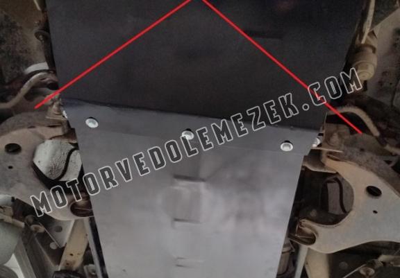 Acél kapcsolószekrény védőlemez Nissan Navara D22