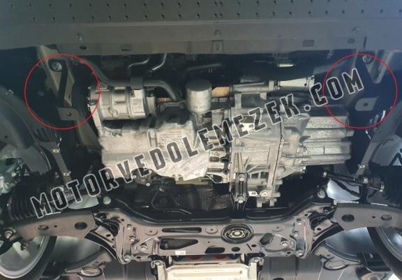 Acél motor, sebességváltó, hűtő, első lökhárító védőlemez VW Passat