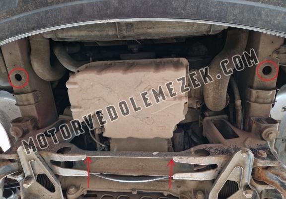 Alumínium motor, kapcsolószekrény védőlemez Volkswagen Crafter