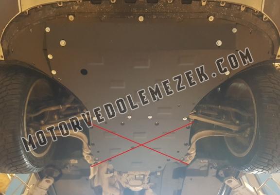 Acél motor, hütő védőlemez Audi Q7 