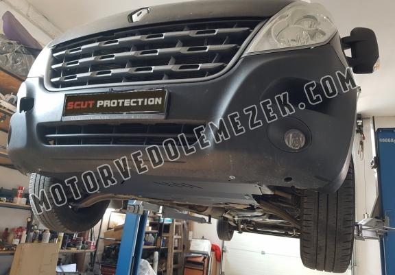 Acél motor, sebbeségváltó, hütő, első lökhárító védőlemez Nissan NV400