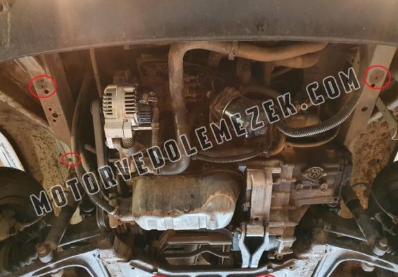 Acél motor, kapcsolószekrény védőlemez VW Transporter T4