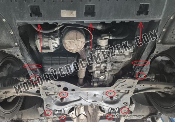 Acél motor,váltó védőlemez Citroen Grand C4 SpaceTourer