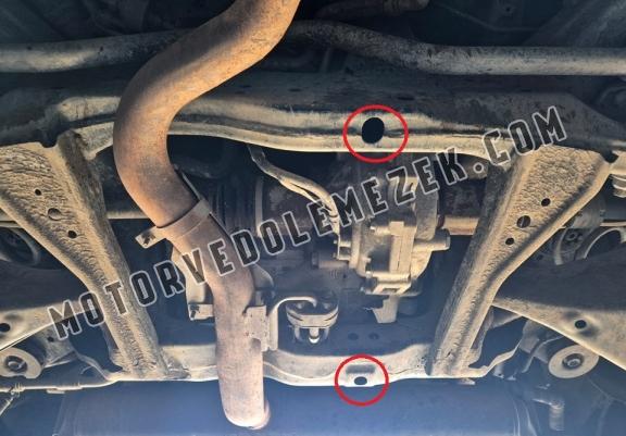 Acél hátsó differenciálmű védőlemez Nissan Qashqai J12