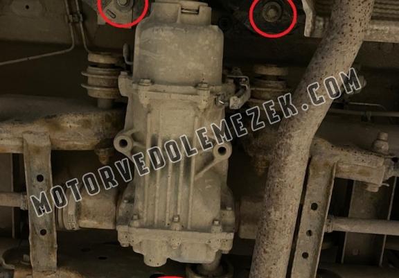 Aluminium differenciálmű védőlemez Dacia Duster 4x4