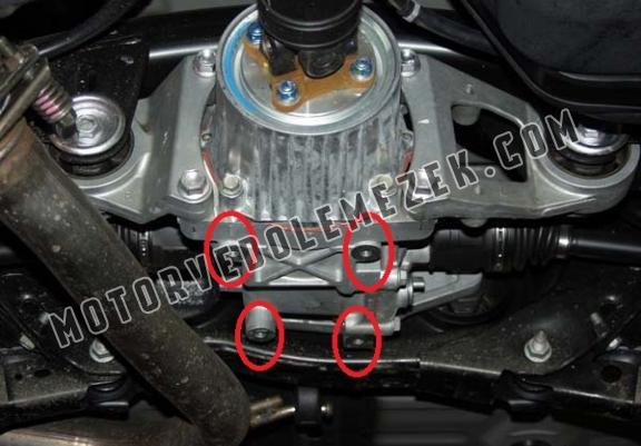 Alumínium differenciálmű védőlemez Toyota Rav4