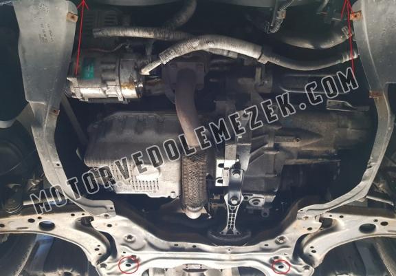 Acél motor, sebbeségváltó, hütő, első lökhárító védőlemez VW Golf  mk4