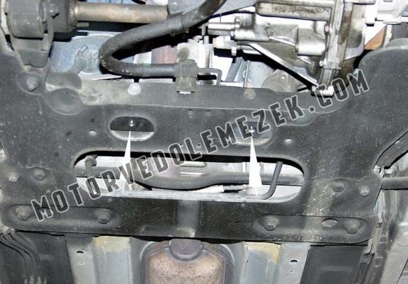 Acél motor, kapcsolószekrény, hütő védőlemez Peugeot 306