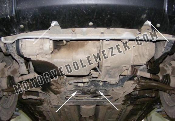 Acél motor, kapcsolószekrény, hütő védőlemez Peugeot 306