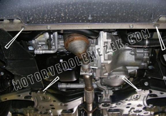 Acél motor, kapcsolószekrény, hütő védőlemez Opel Corsa D