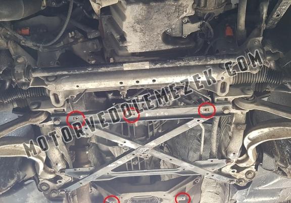 Acél kapcsolószekrény védőlemez Audi A4 4  B8 All Road