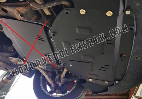 Acél motor, hütő védőlemez Audi A4 B5