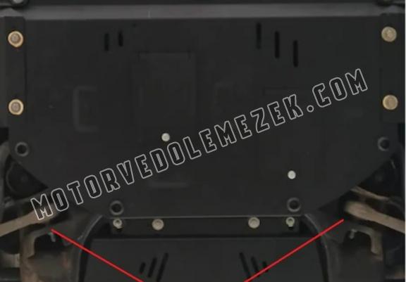 Acél motor, hütő védőlemez Audi A4 B5