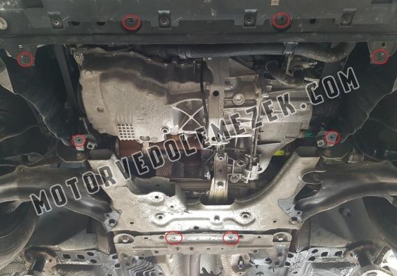 Acél motor, kapcsolószekrény védőlemez Renault Kangoo