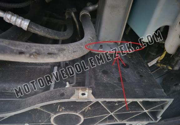 Acél motor, sebbeségváltó, hütő, első lökhárító védőlemez Hyundai IX35