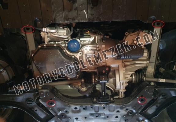 Acél motor, kapcsolószekrény védőlemez Hyundai Solaris