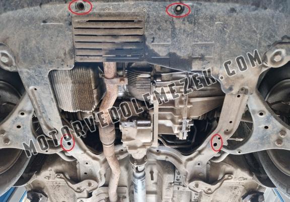 Acél motor, kapcsolószekrény, hütő védőlemez Kia Sportage