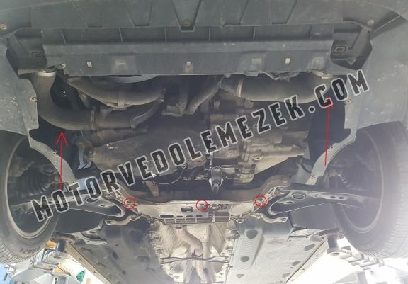Acél motor, hütő védőlemez VW Passat B7